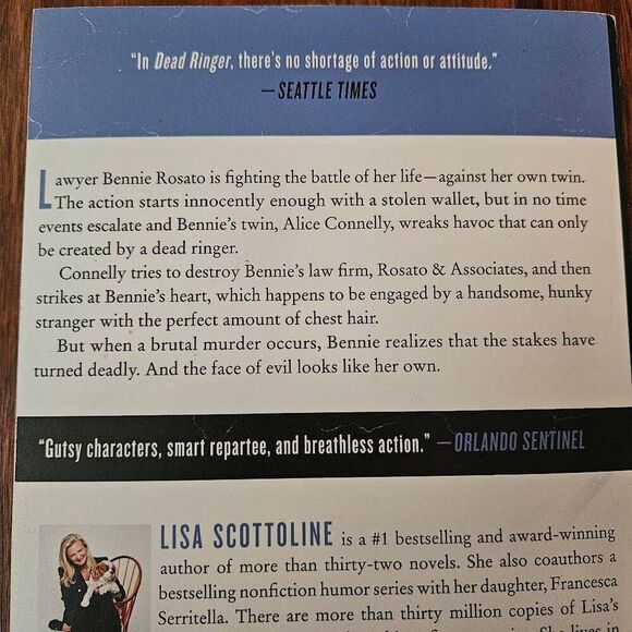 4 for $50 🎃 Dead Ringer by Lisa Scottoline a Rosato & Associates Novel - Picture 3 of 4